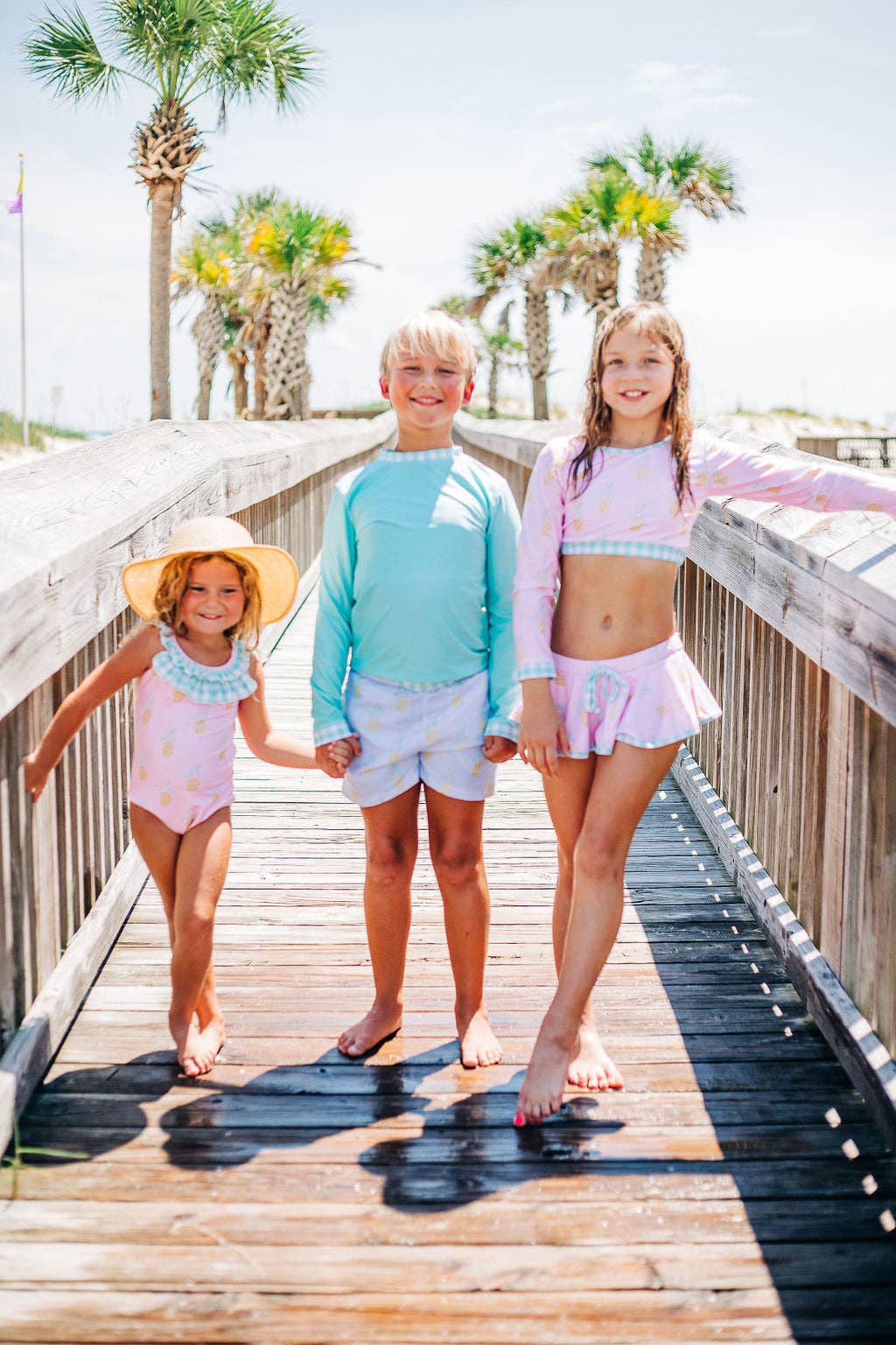 Blue Pineapple Swim Shorts