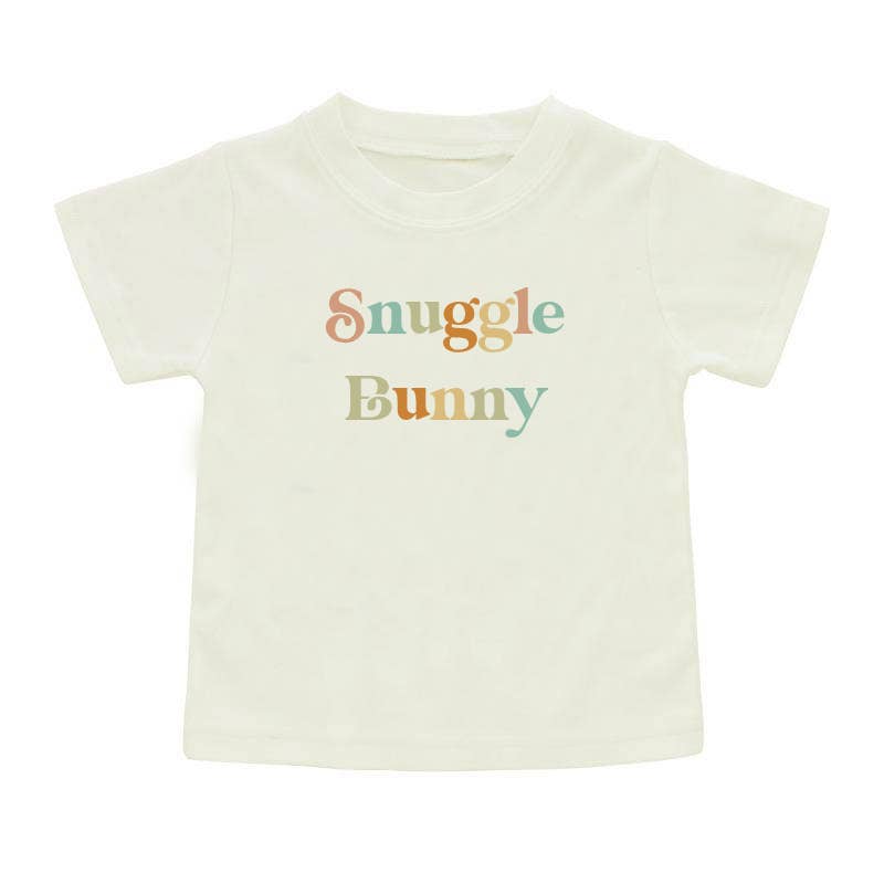 Snuggle Bunny Easter Bunny Cotton Toddler Kids Tee Shirt